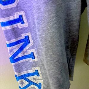 Victoria Secret Pink athletic sweat shorts with appliqué